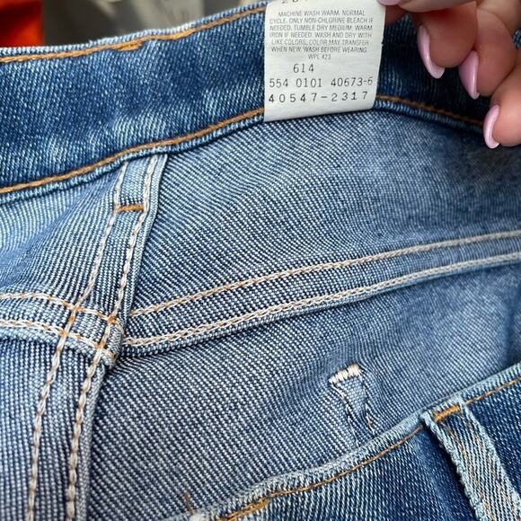 Vintage Levis Mens Jeans 36x29 Denim Casual Classic Straight Leg High Rise Blue - Picture 11 of 11